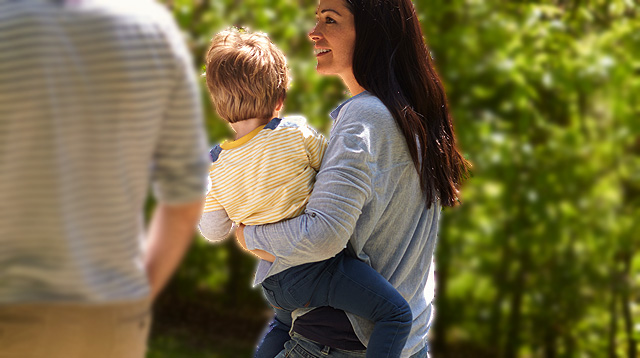 Carrying baby on store one hip