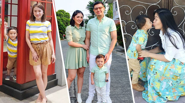 Matching outfits for mom and son best sale