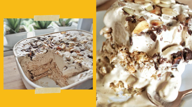 Coffee Crumble Ice Cream Ref Cake Recipe