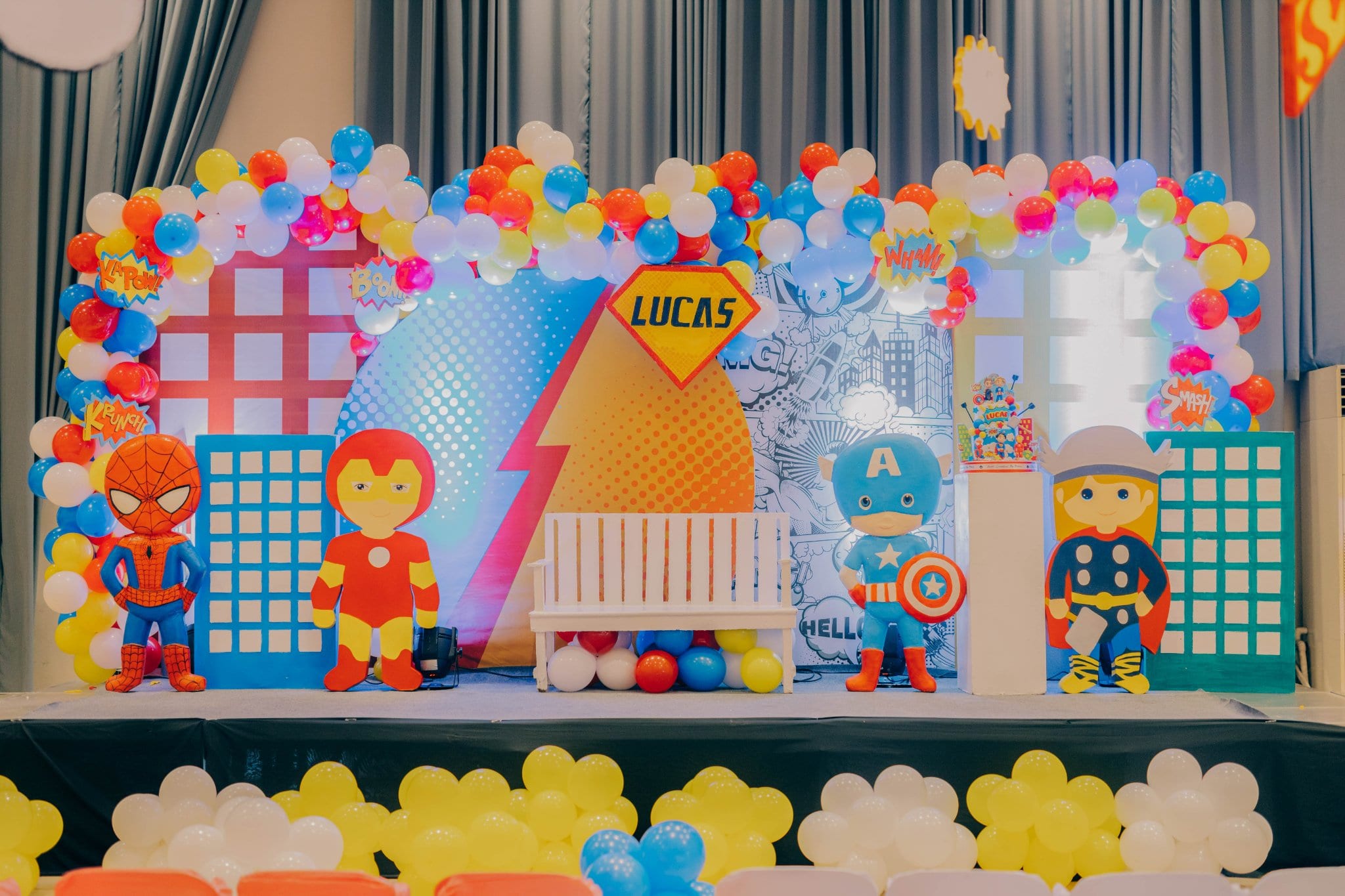 Marvel-themed party