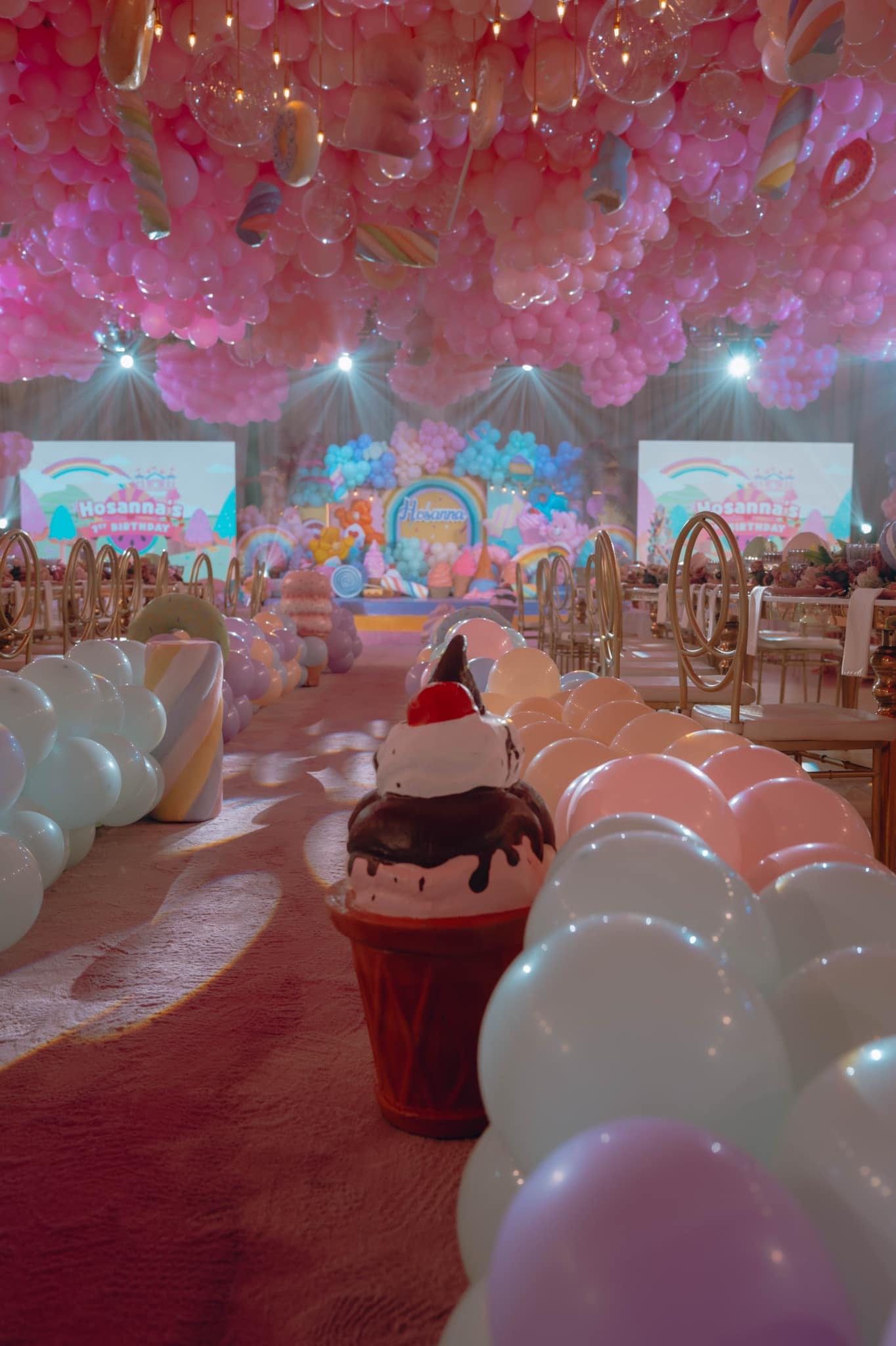 Candy land-themed party