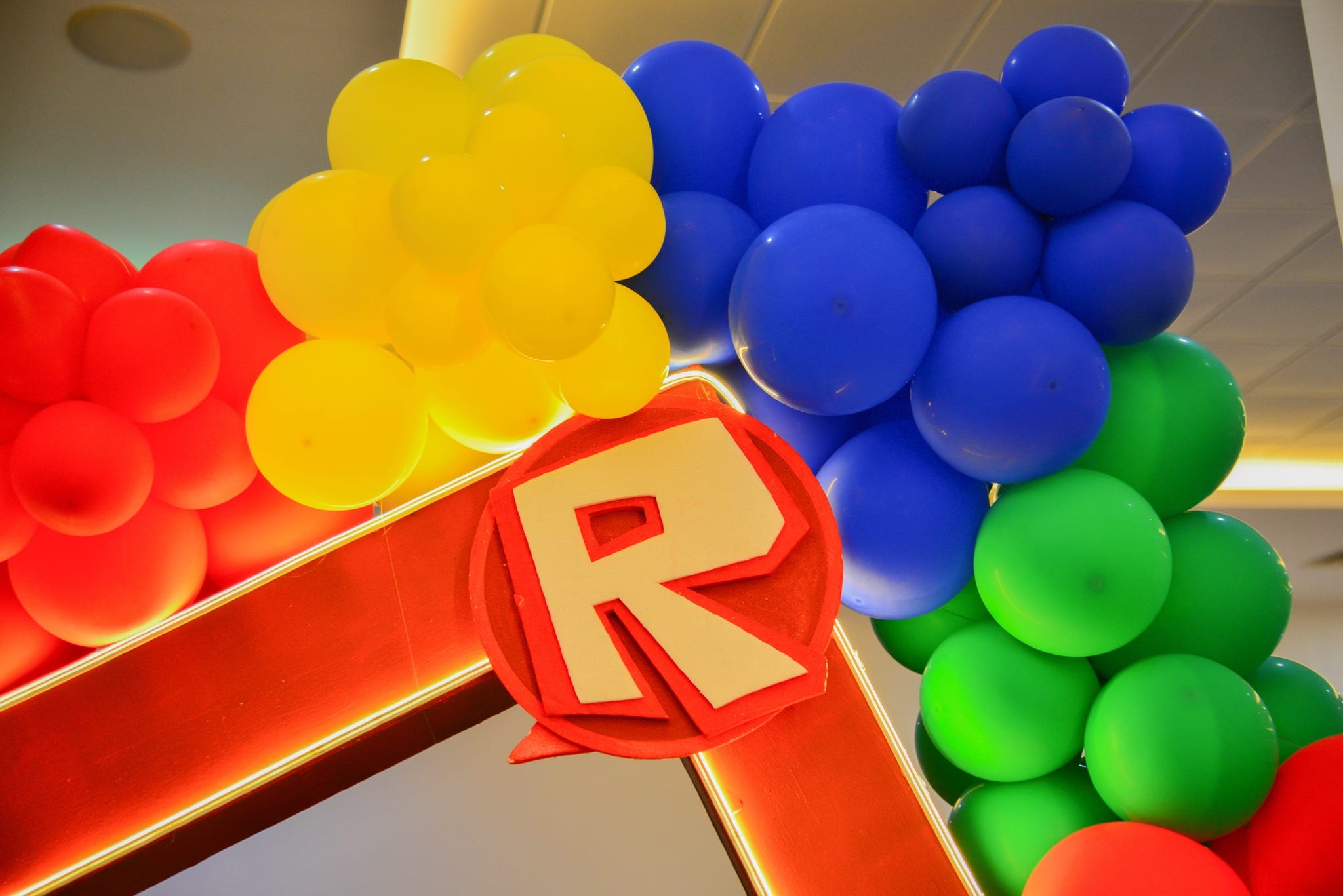 Roblox-themed birthday party