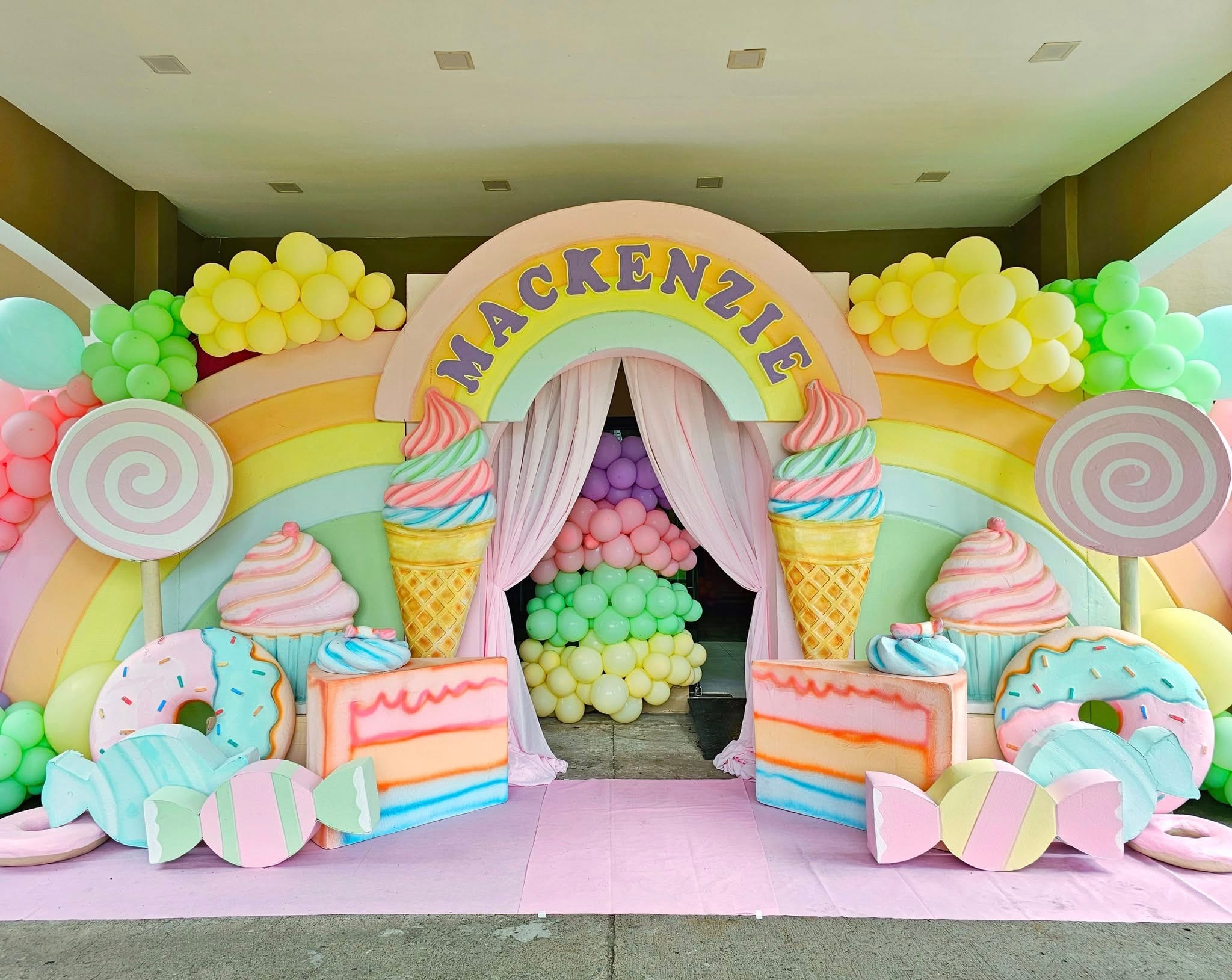 Candyland-themed birthday party