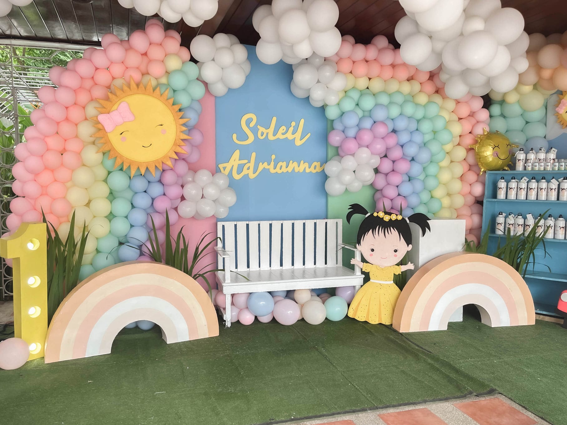Rainbow-themed party