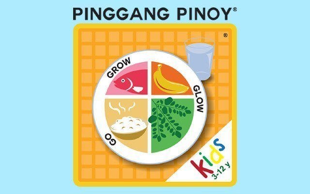pinggang pinoy food guide for kids 3-12 years old