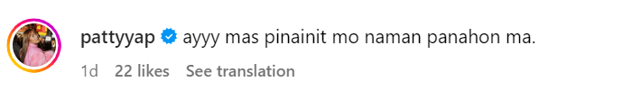 Netizen's Instagram comment on Jessy Mendiola's image.