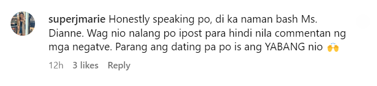 A comment on Dianne Medina's post.