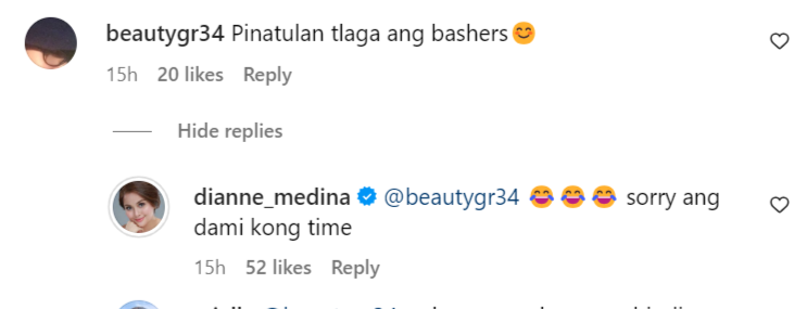 A comment on Dianne Medina's post.