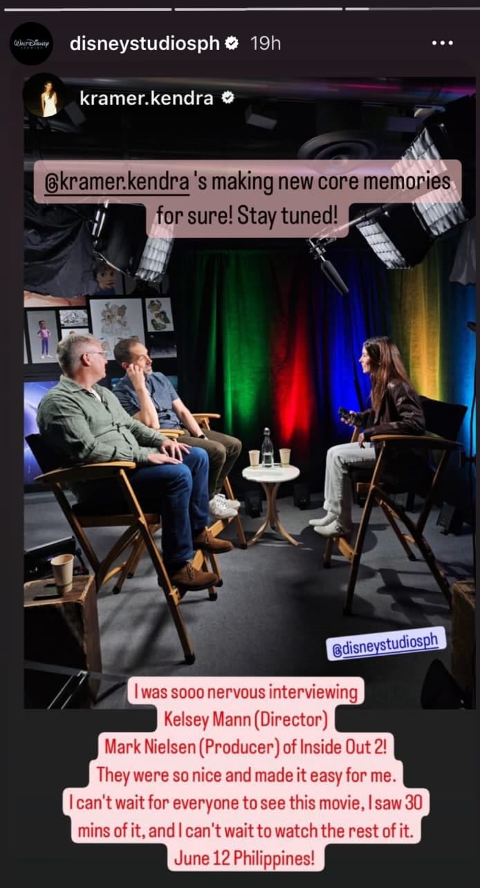 Kendra Kramer meets Inside Out 2 director and producer