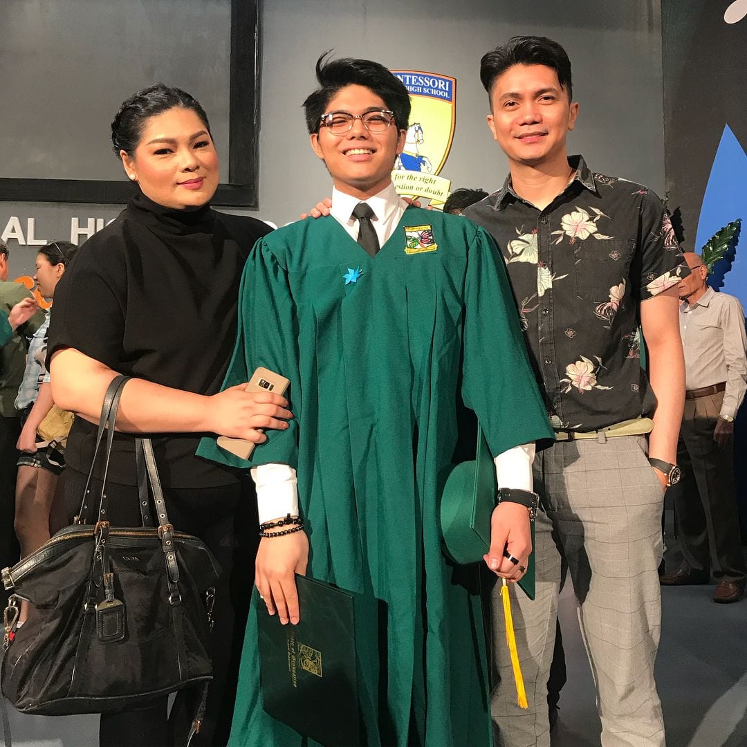 Vhong Navarro and his ex-wife Bianca Lapus with their son, Yce.