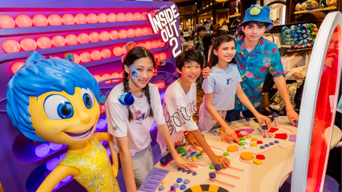 Inside Out control console at Hong Kong Disneyland