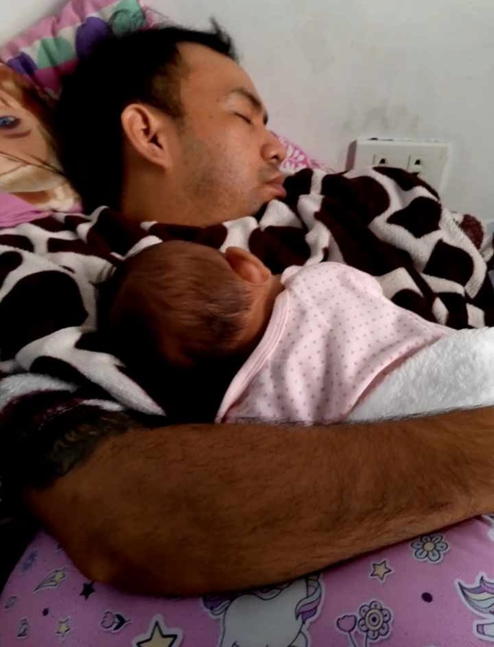 dad with baby