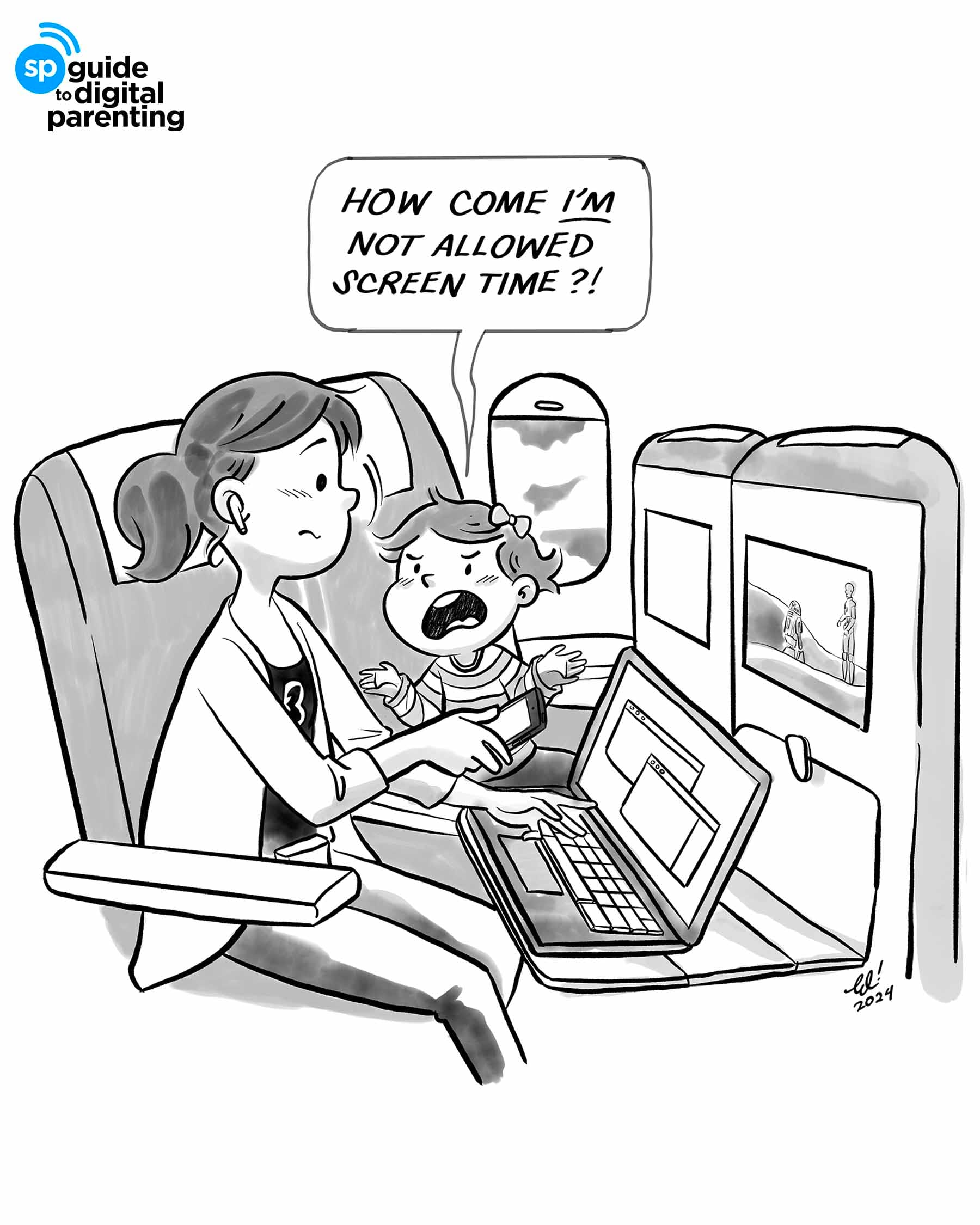 Kids' digital habits: children having too much screen time