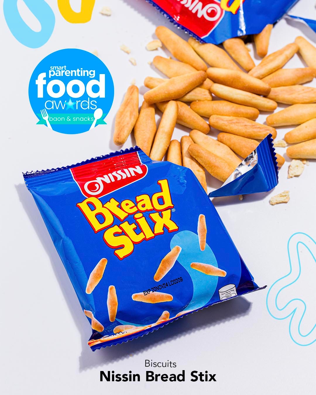 Smart Parenting Food Awards 2024 Baon Category Winner: nissin bread stix
