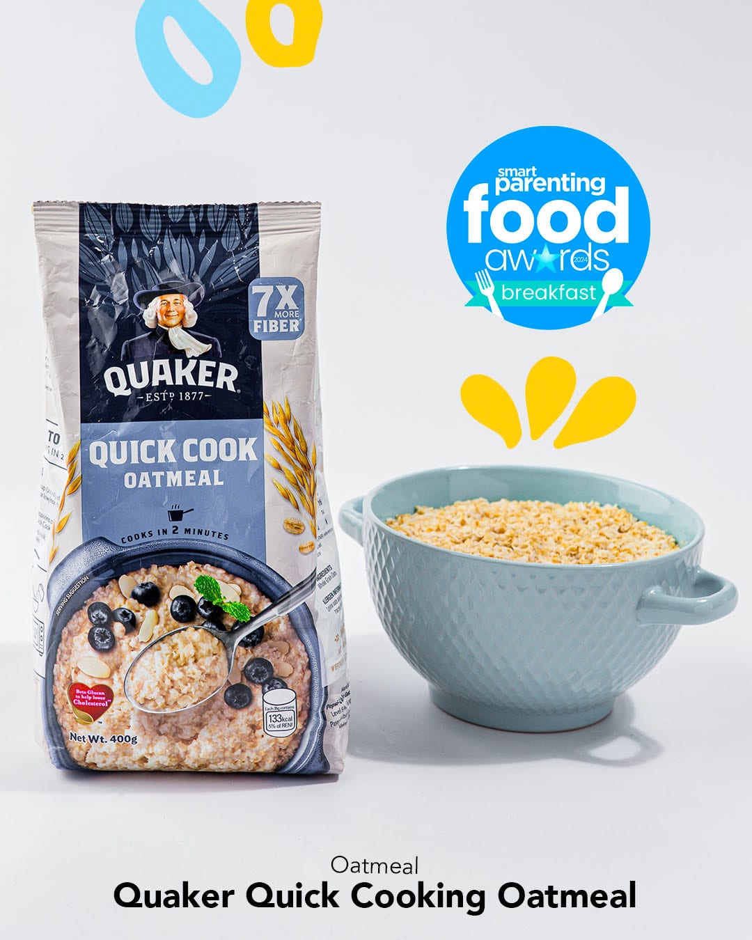 Smart Parenting Food Awards 2024 Breakfast Category Winner: Quaker Quick Cooking Oatmeal