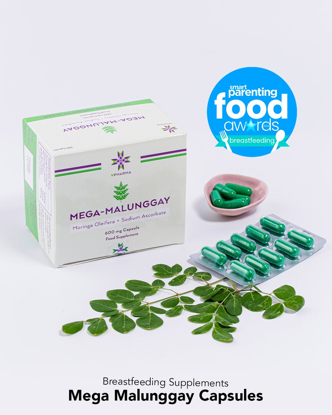 Smart Parenting Food Awards 2024 - Pregnancy & Breastfeeding Category Winner: Mega Malunggay Capsules