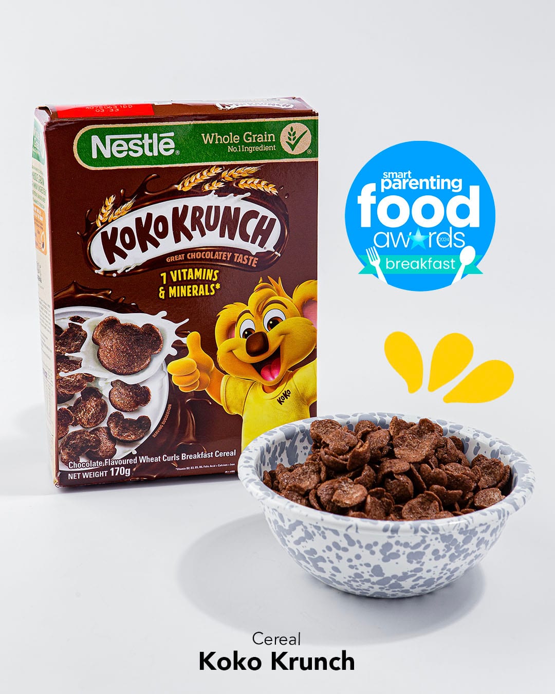 Smart Parenting Food Awards 2024 Breakfast Category Winner: Koko Krunch