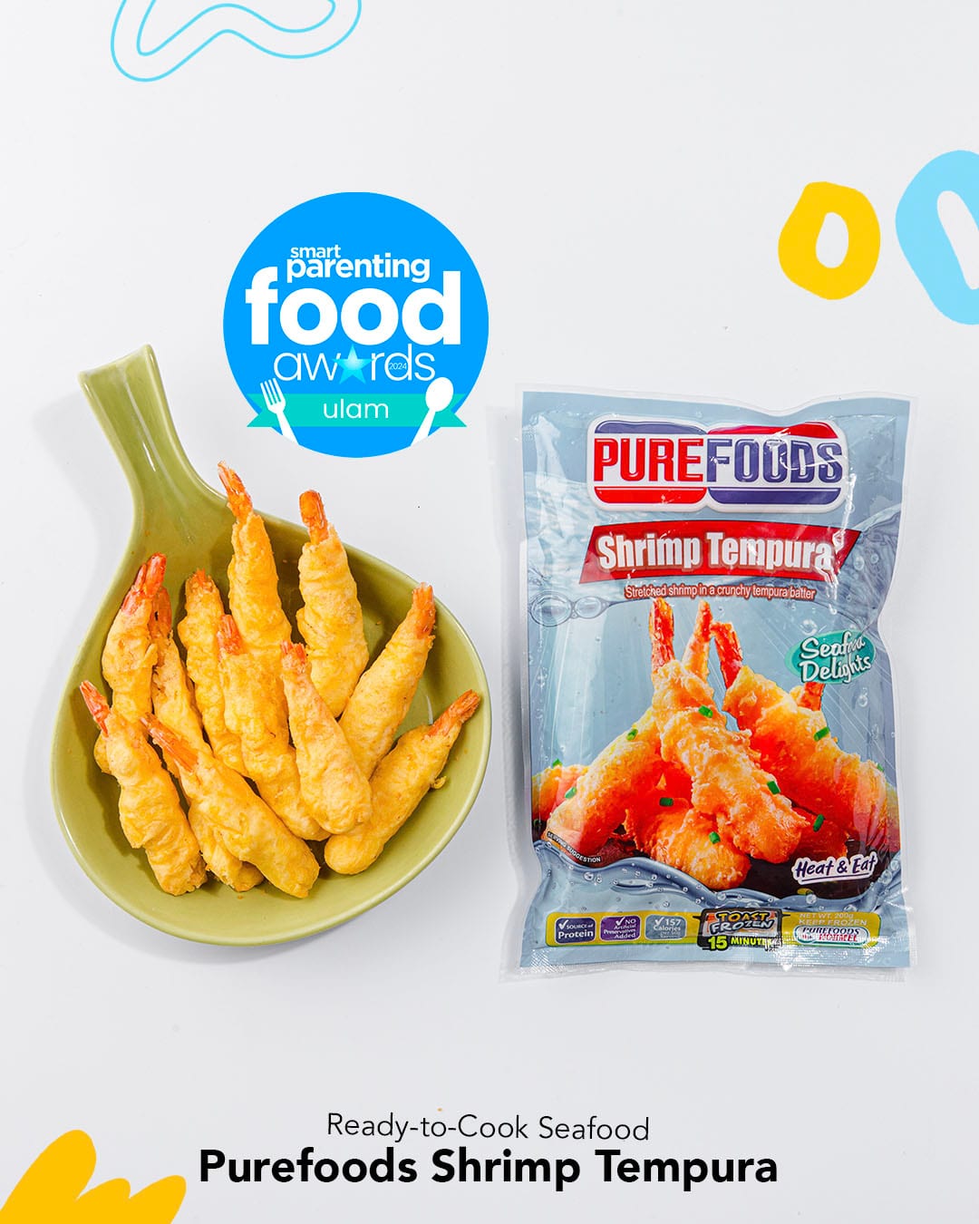 Smart Parenting Food Awards 2024 Ulam Category Winner: Purefoods Shrimp Tempura