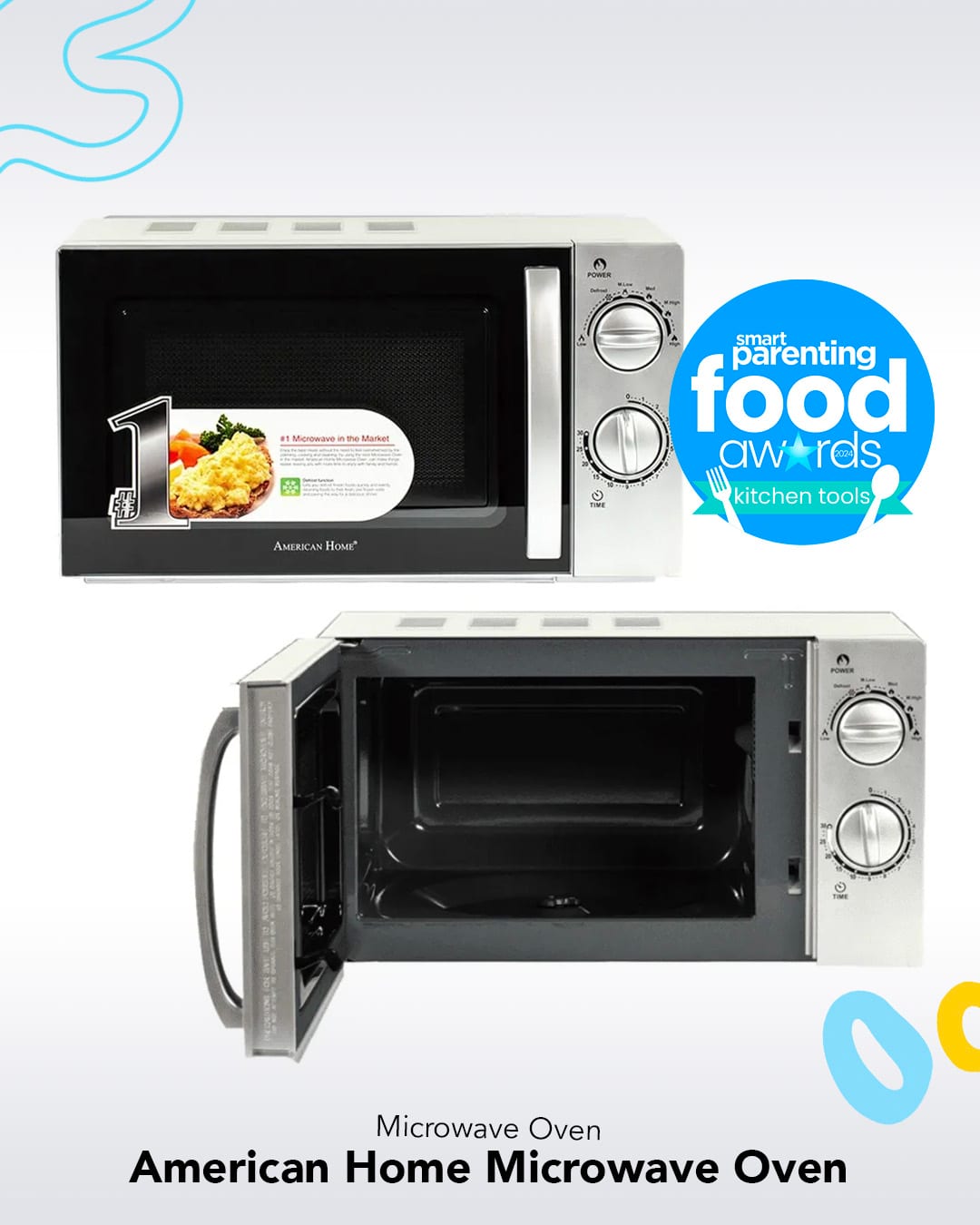 Smart Parenting Food Awards 2024 Kitchen Tools Category Winner: American Home Microwave Oven