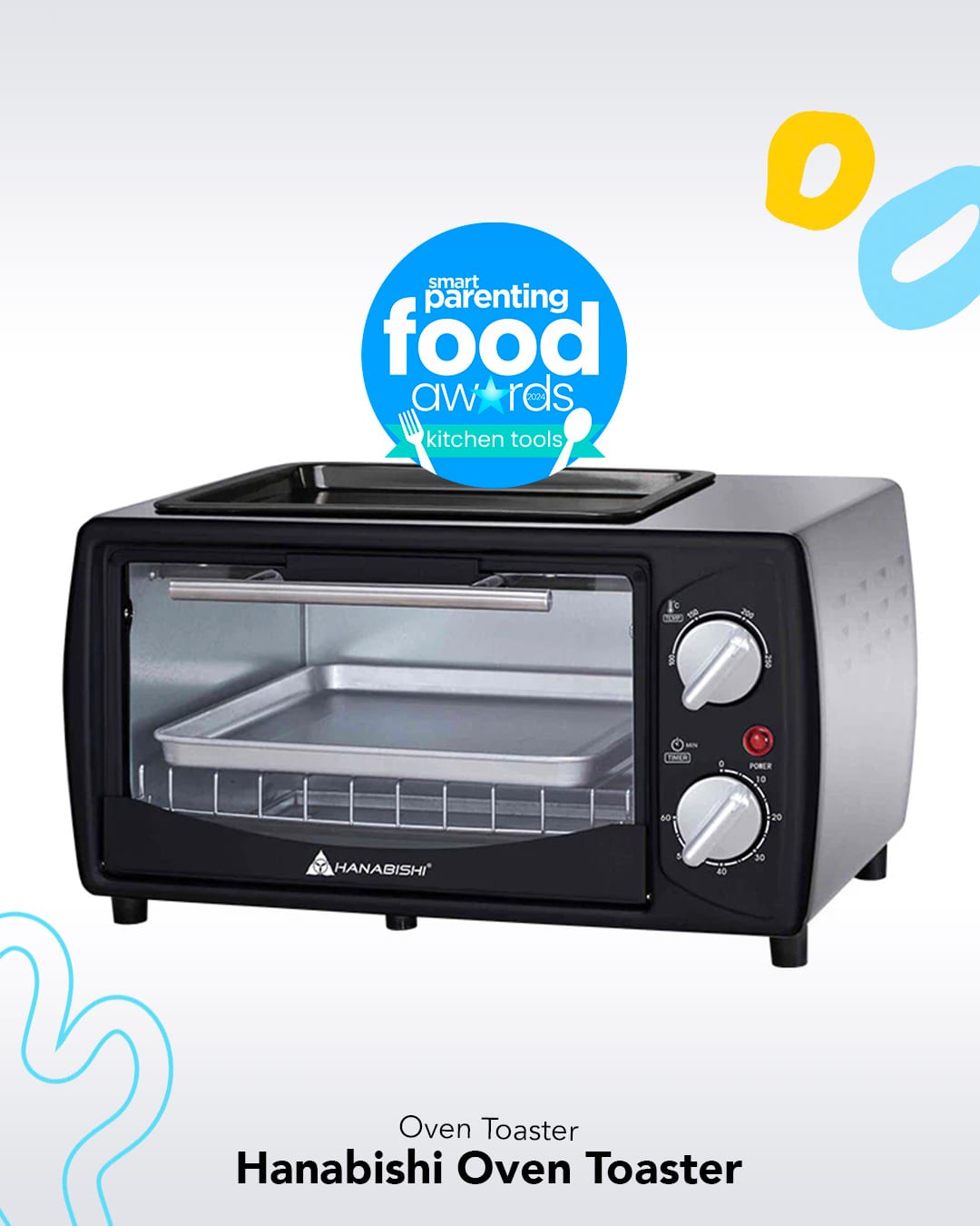 Smart Parenting Food Awards 2024 Kitchen Tools Category Winner: Hanabishi Oven Toaster