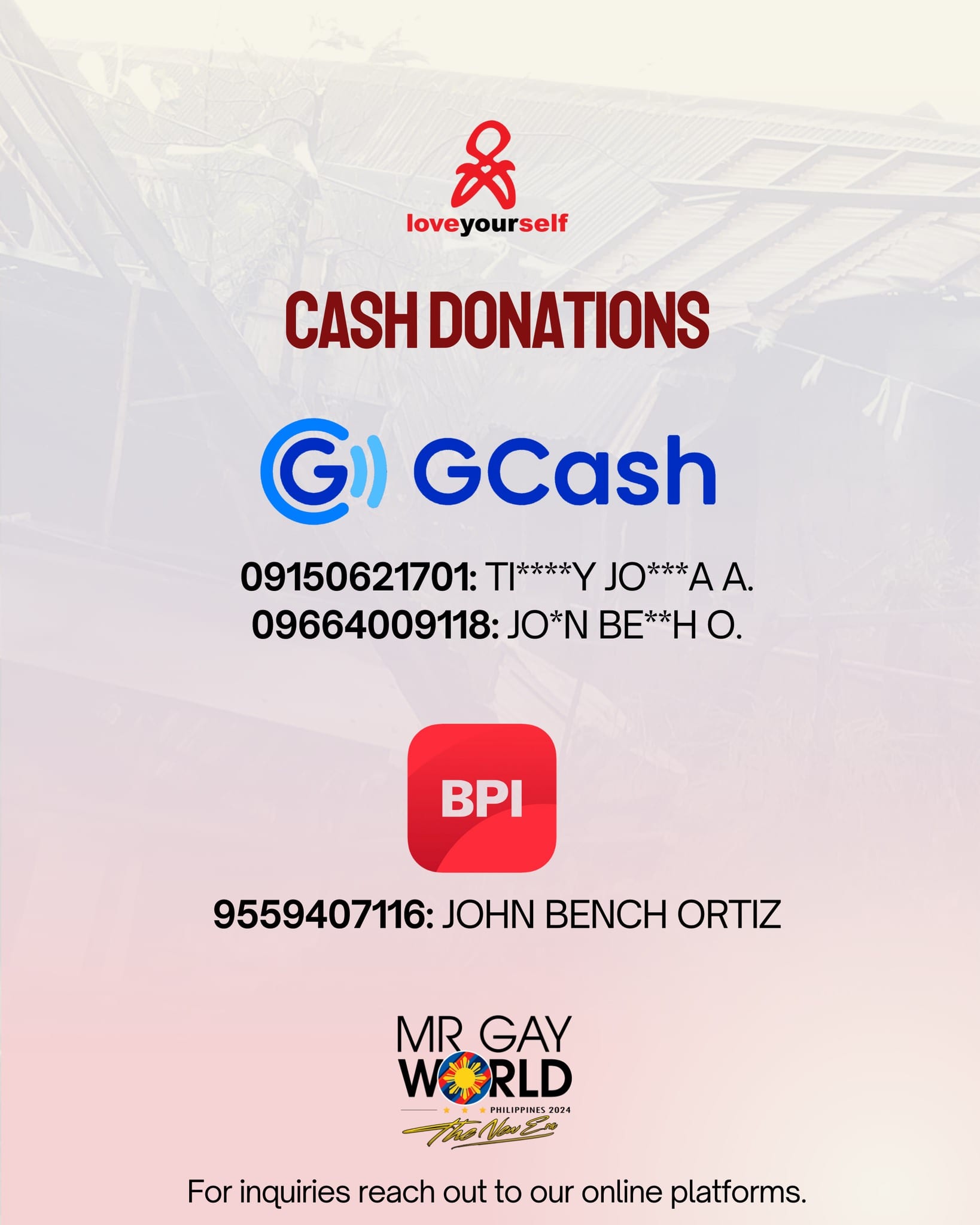 LoveYourself Inc donation drive