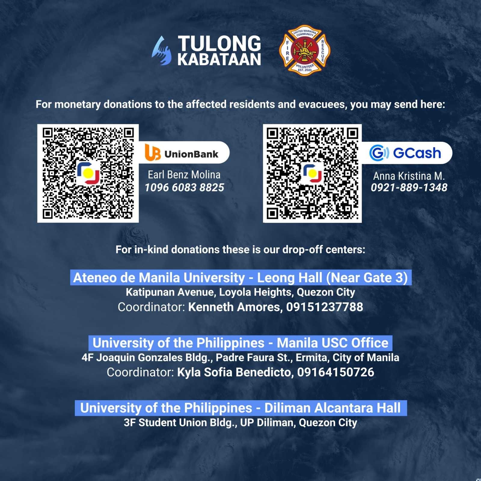 Tulong Kabataan PH Disaster Response Center
