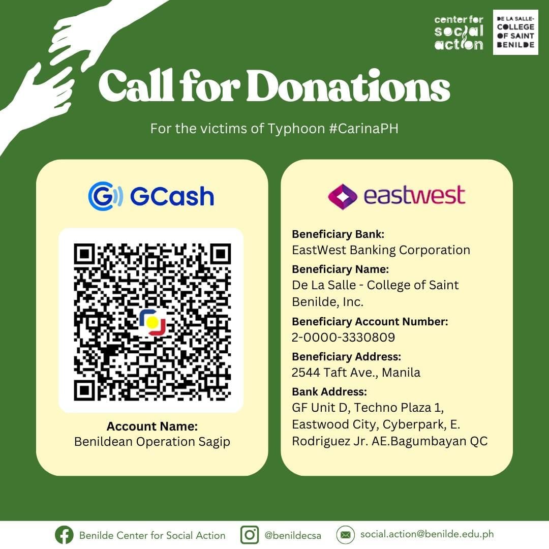 Benilde CSA donation drive