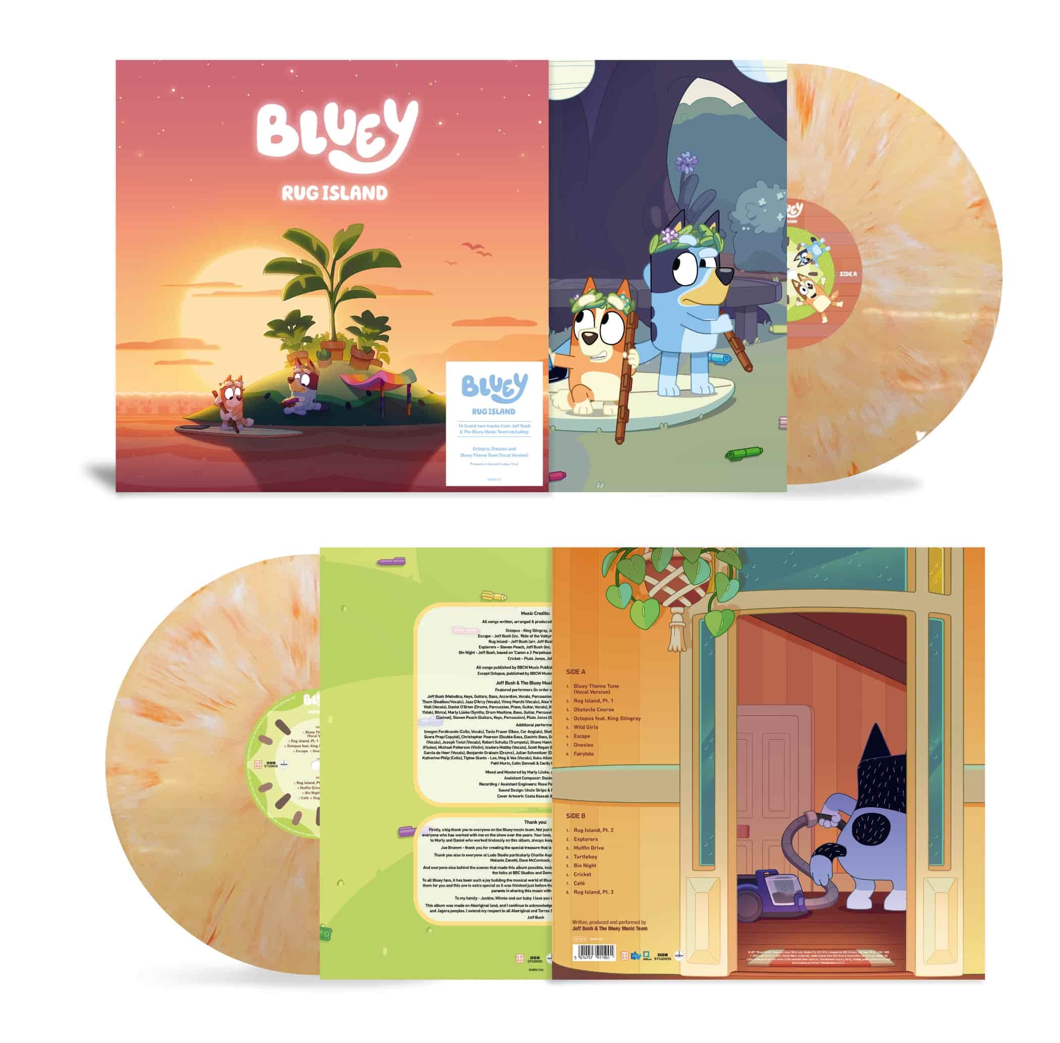 Bluey: Rug Island album vinyl edition