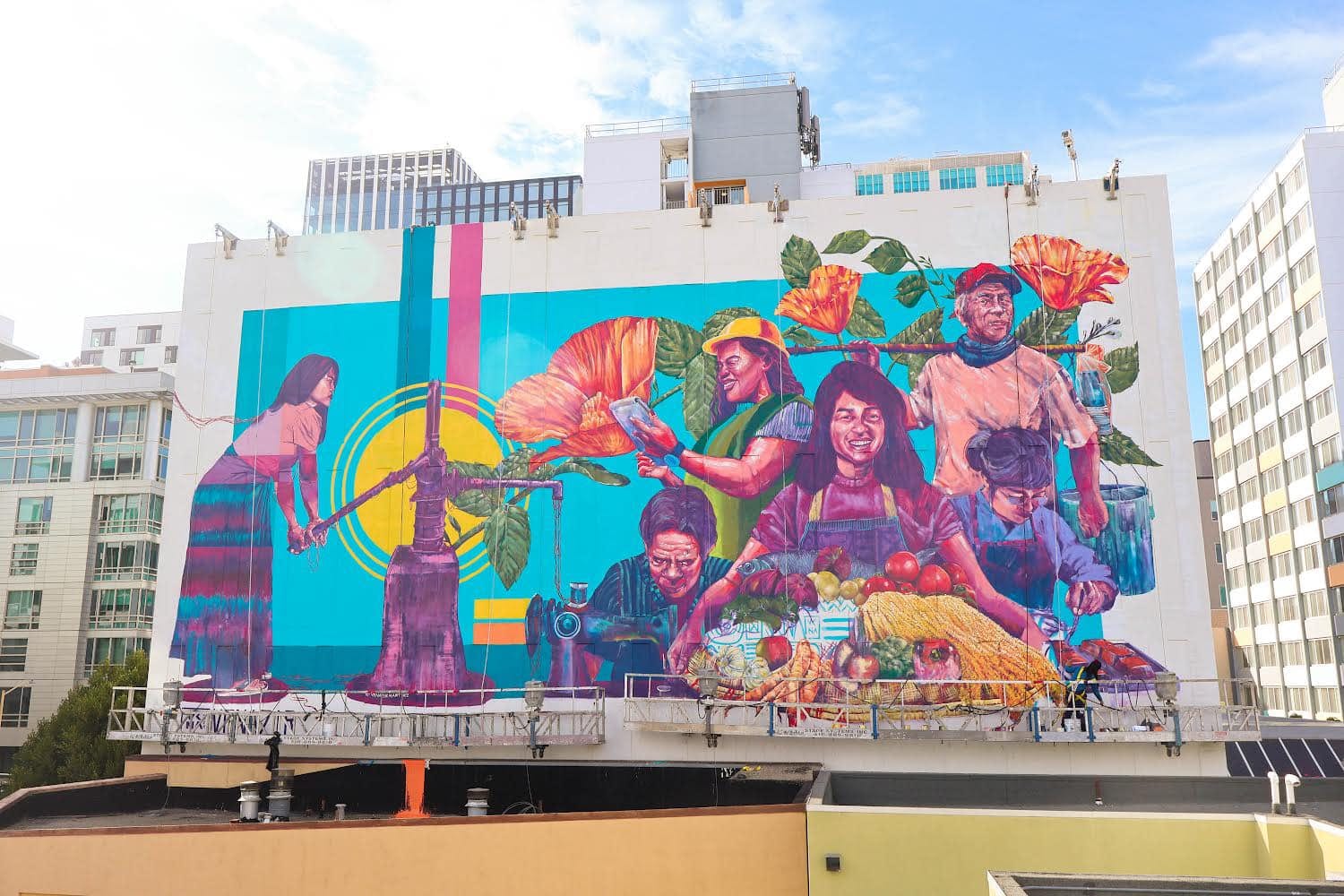 Venazir Martinez mural