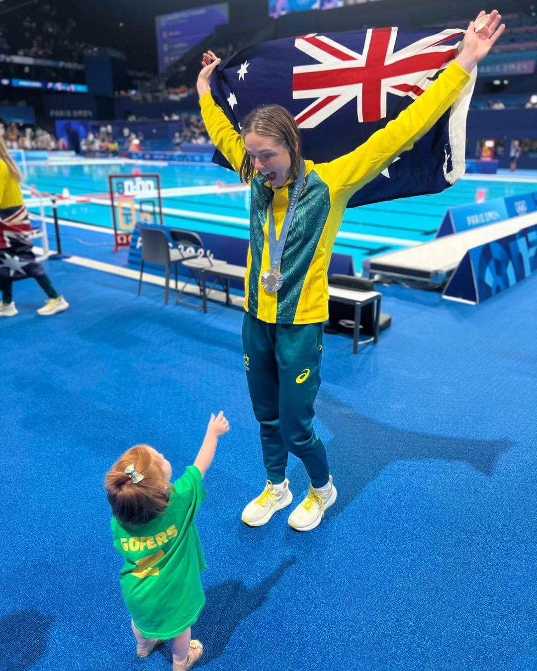 Keesja Gofers and her daughter.