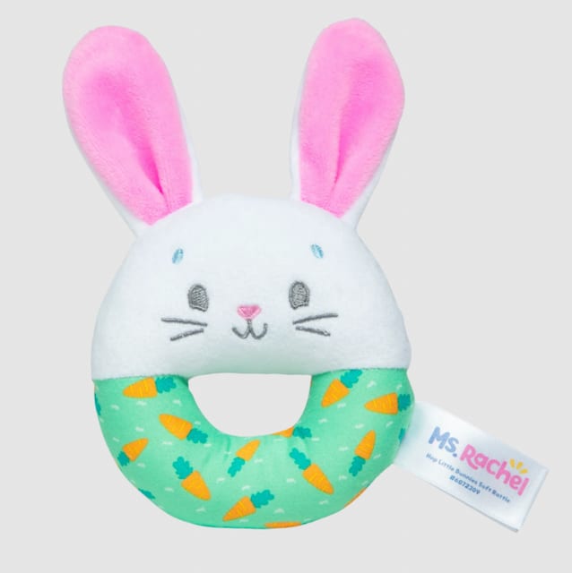 HOP LITTLE BUNNIES RATTLE