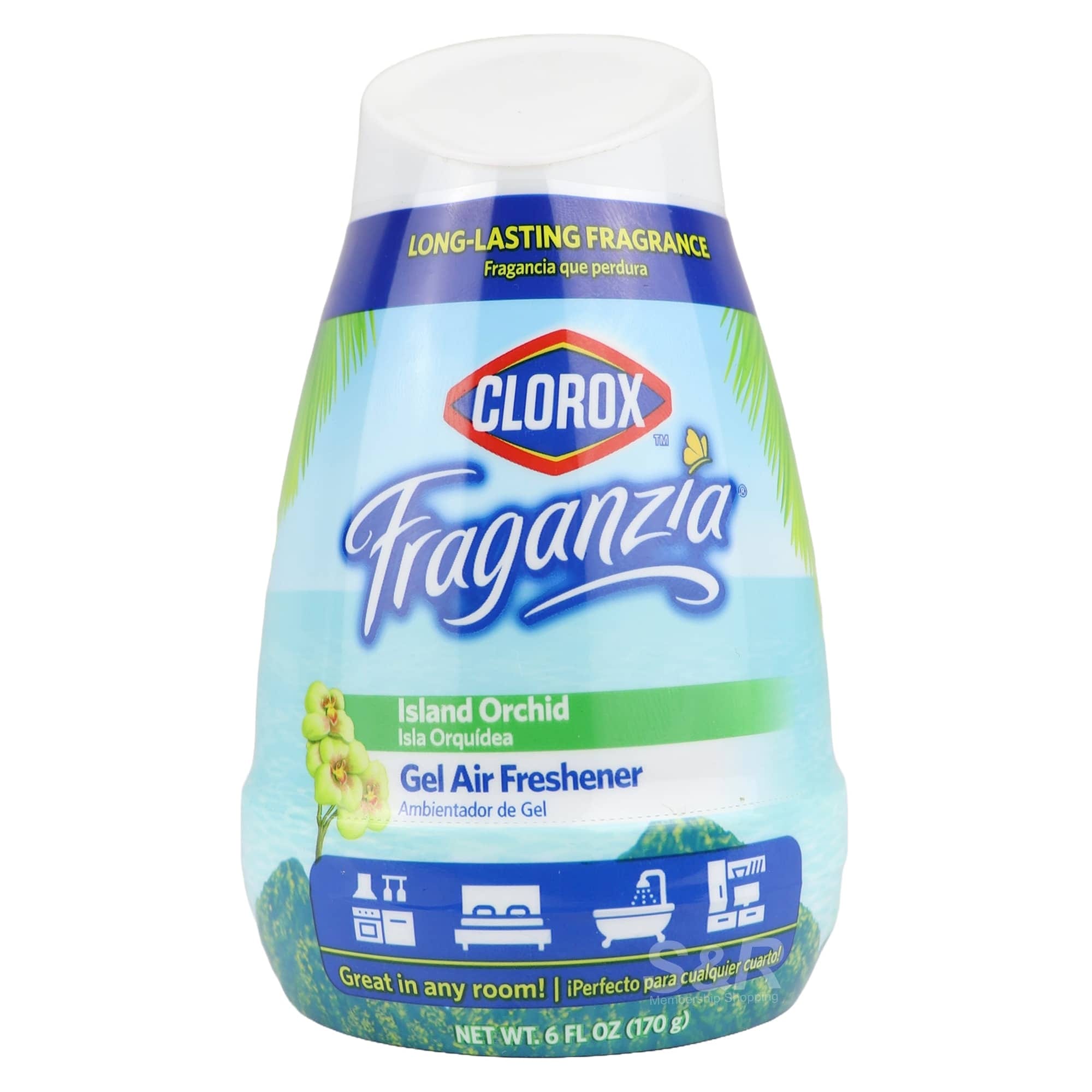 Clorox Fraganzia Island Orchid Gel Air Freshener 170g