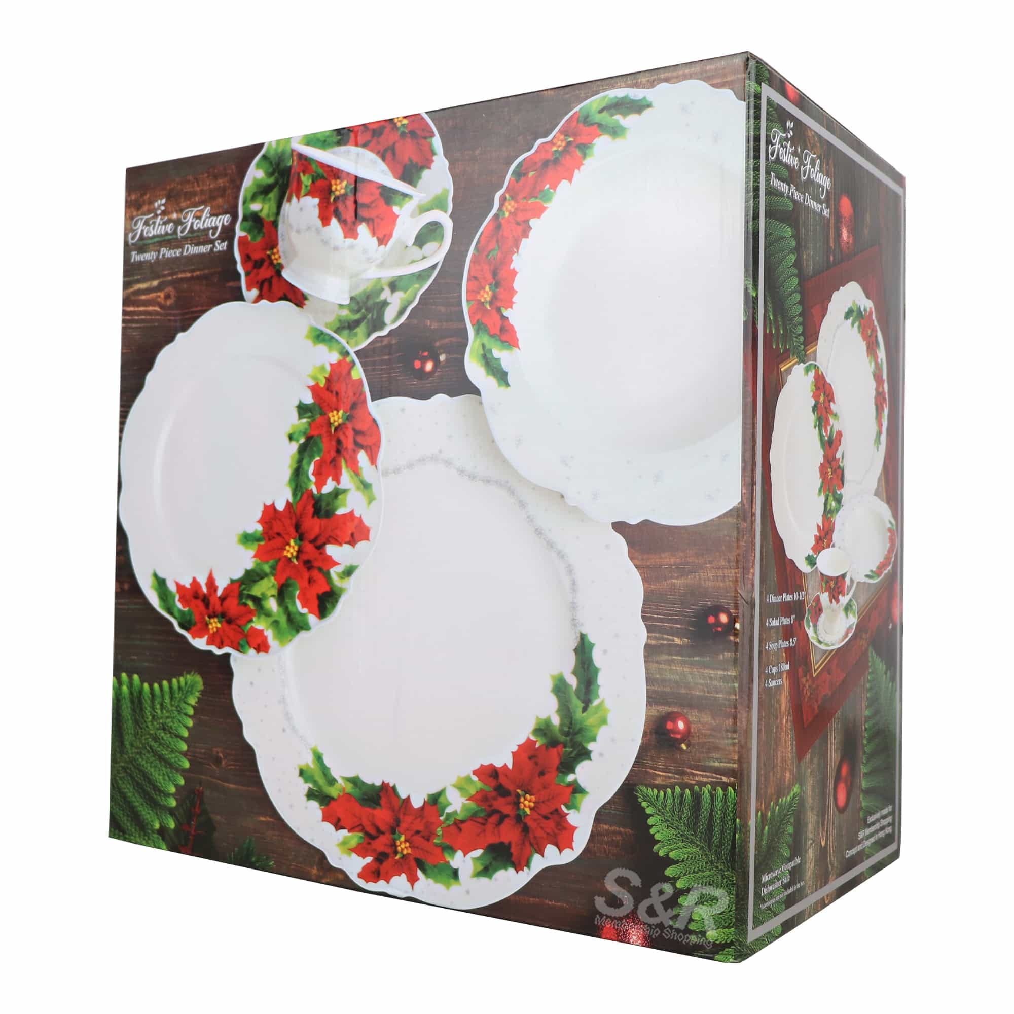 Festive Foliage twenty Piece Dinner Set