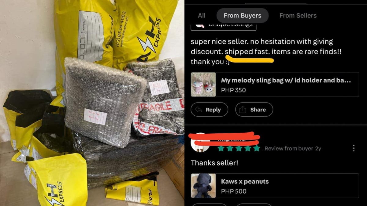 Razel's parcels and customer feedback
