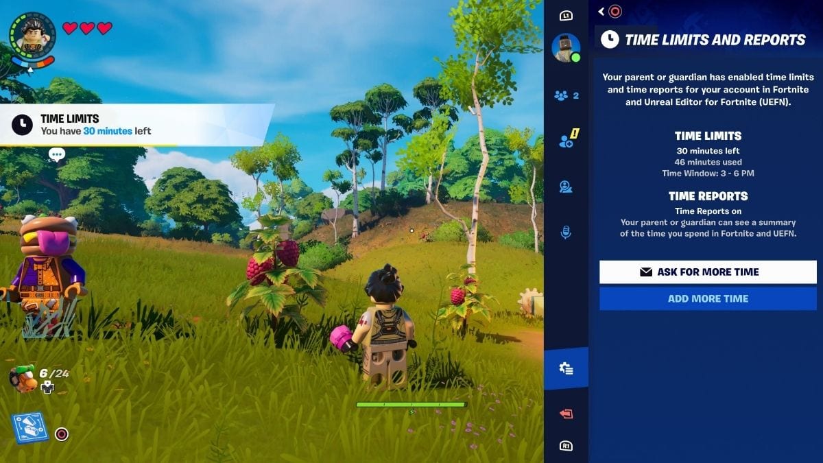 Fortnite parental controls