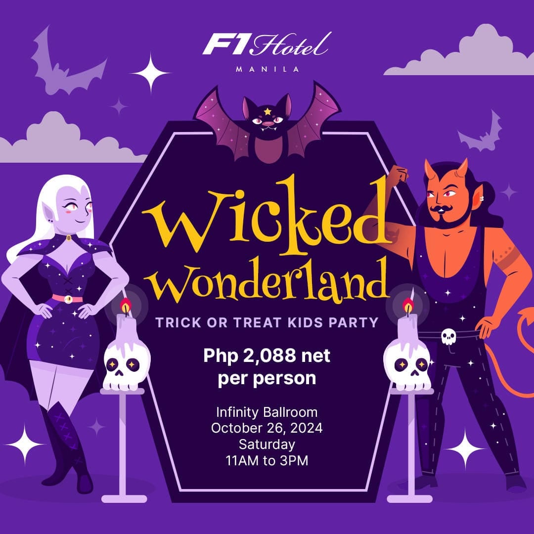 F1 Hotel Manila halloween poster
