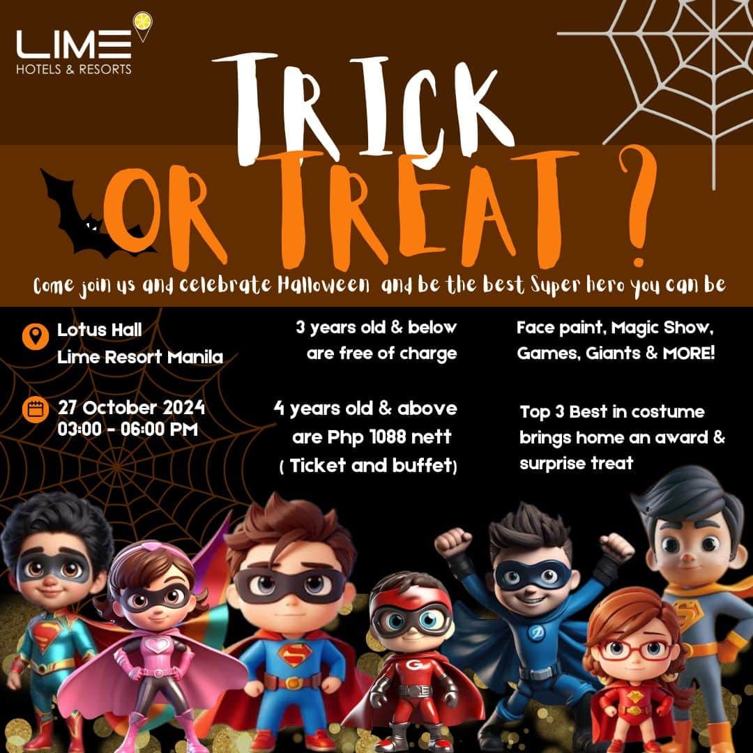 Lime Resort Manila halloween poster