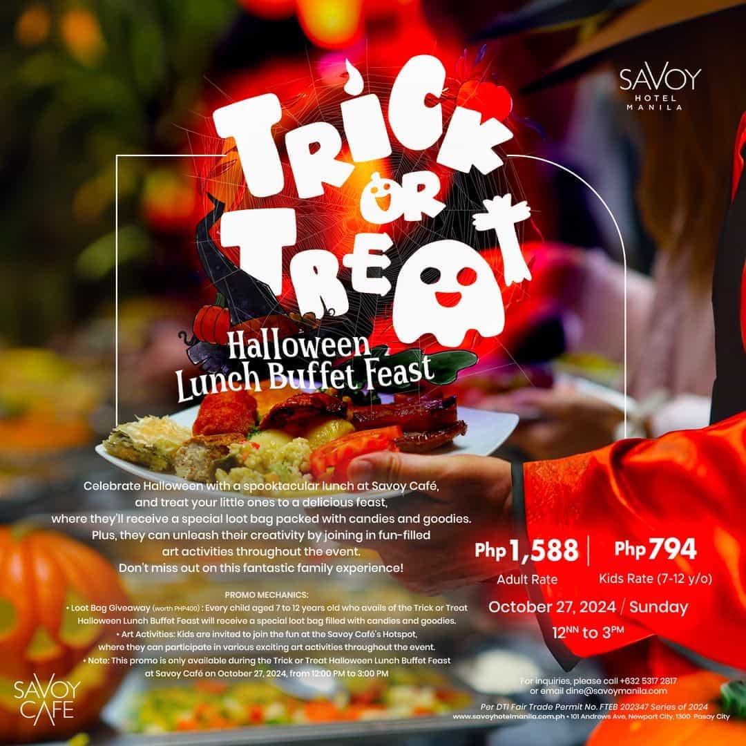 Savoy Hotel Manila Halloween poster