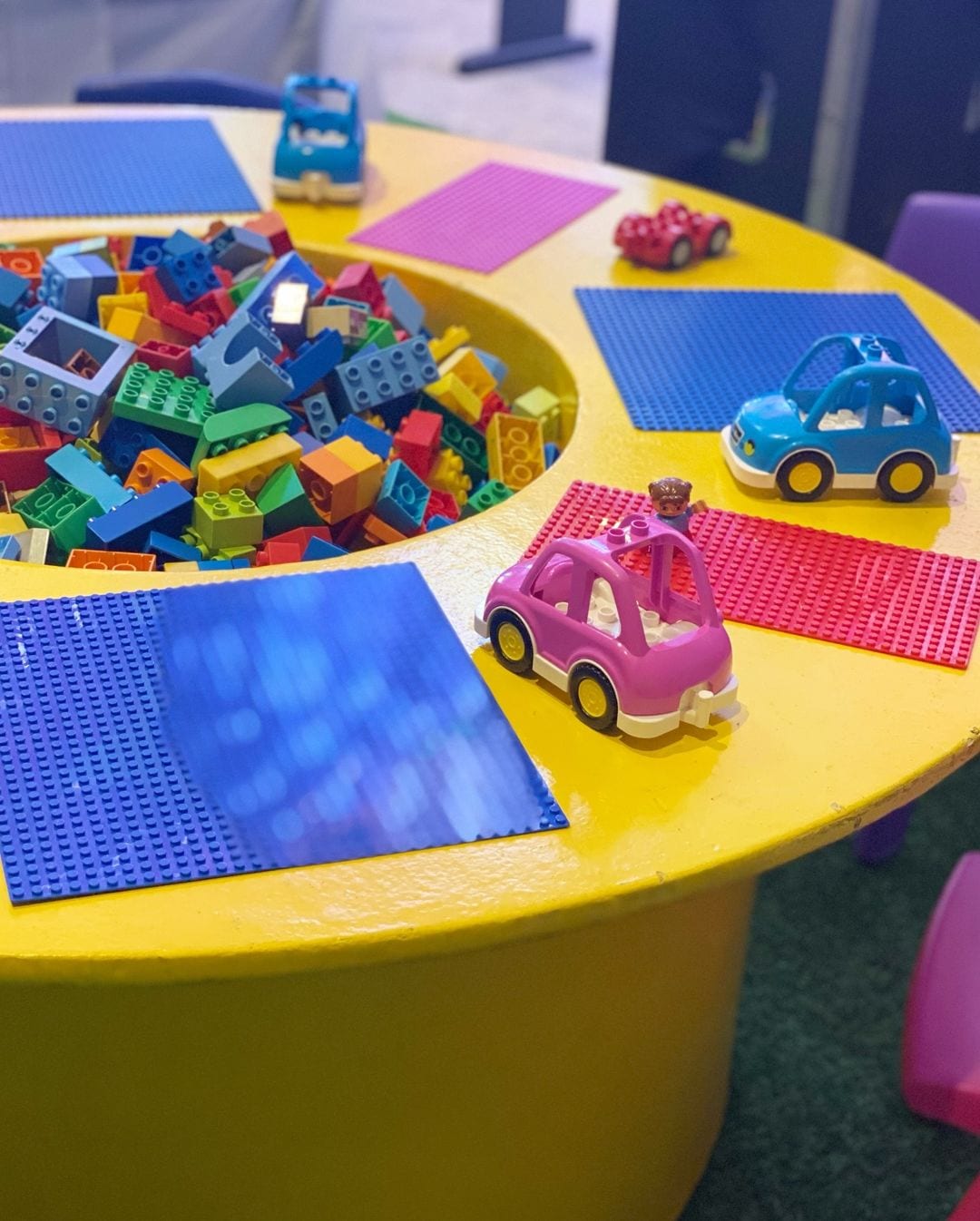 A LEGO-themed station is a must!