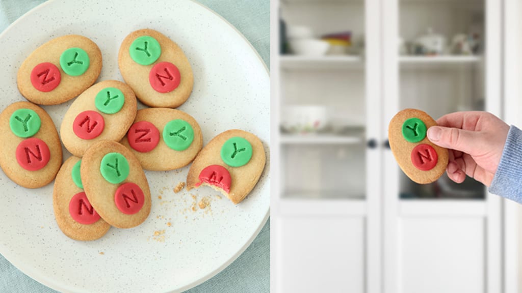 Bluey 'Yes and No' biscuits