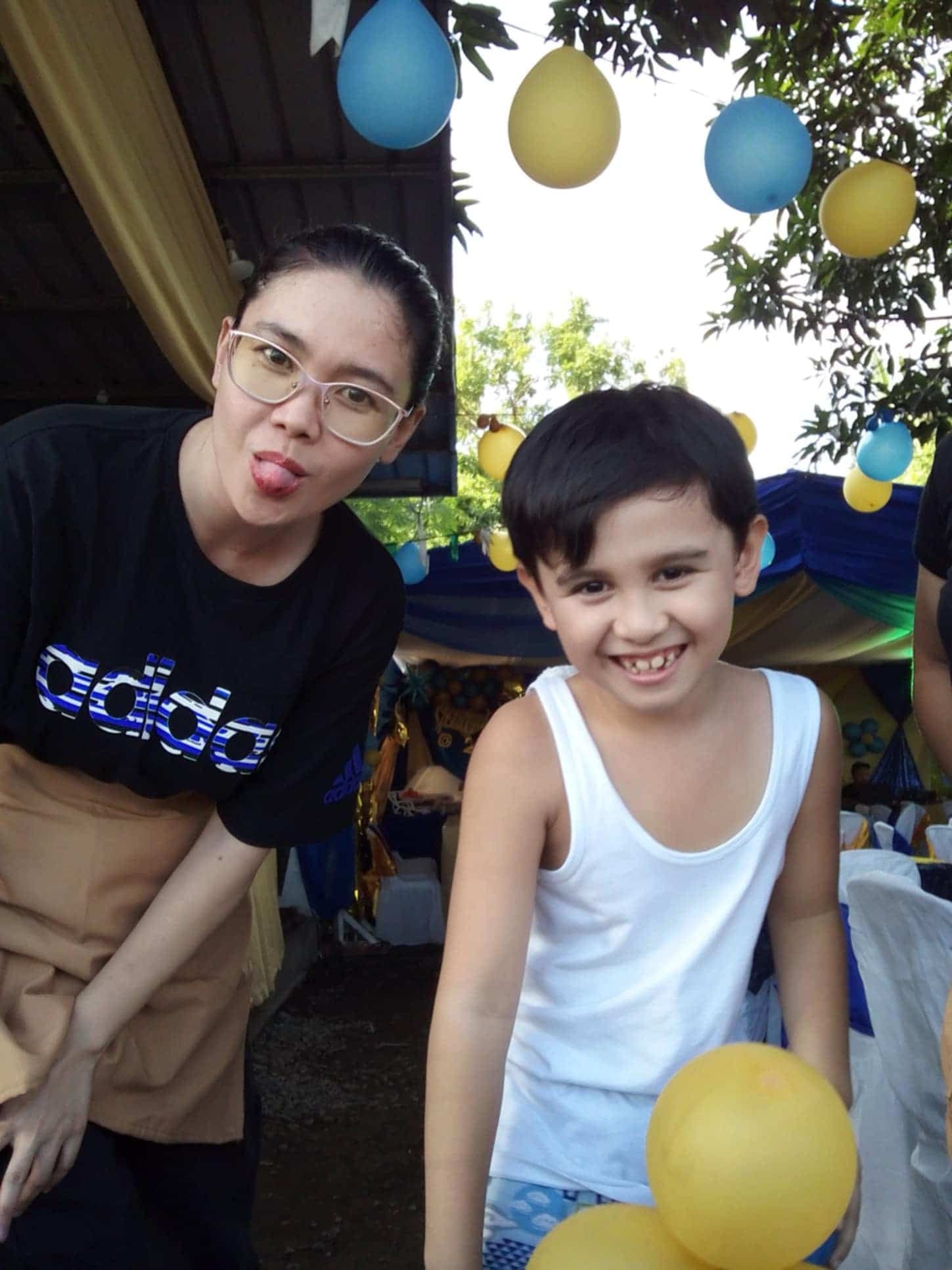 Mardy Nieva and son