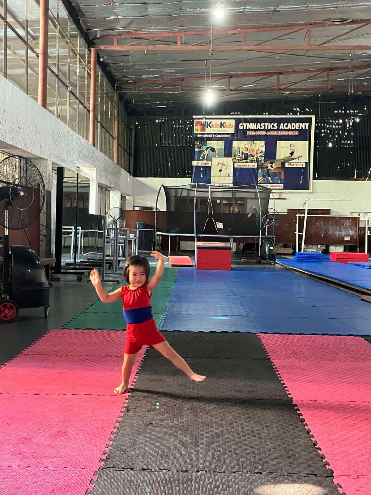 Anika in gymnastics
