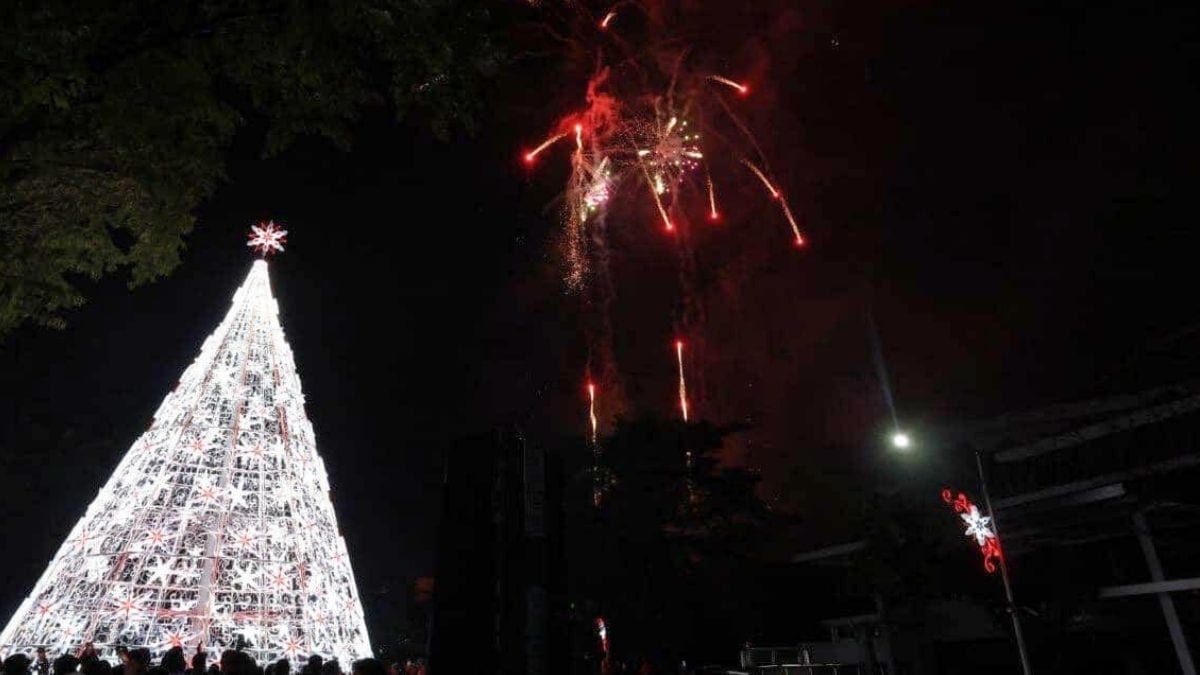 Quezon City Government LED Christmas tree