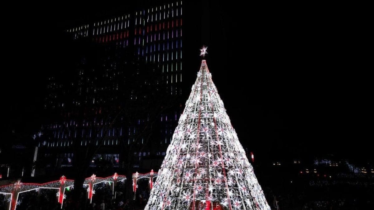 Quezon City Hall LED Christmas tree
