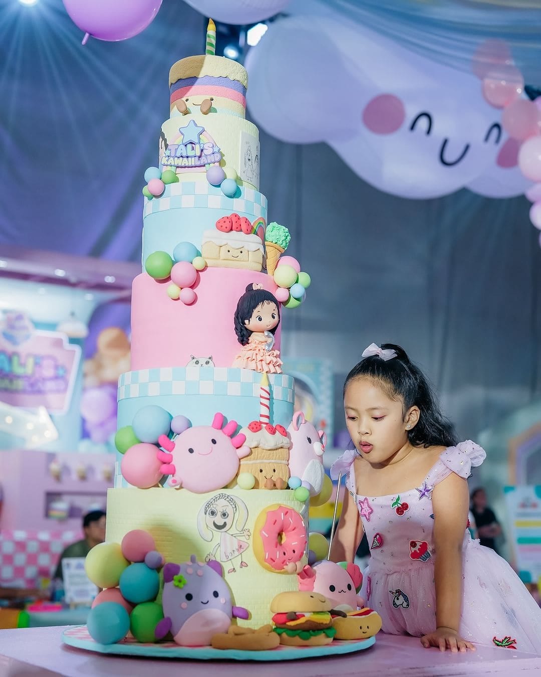 Tali and her cake