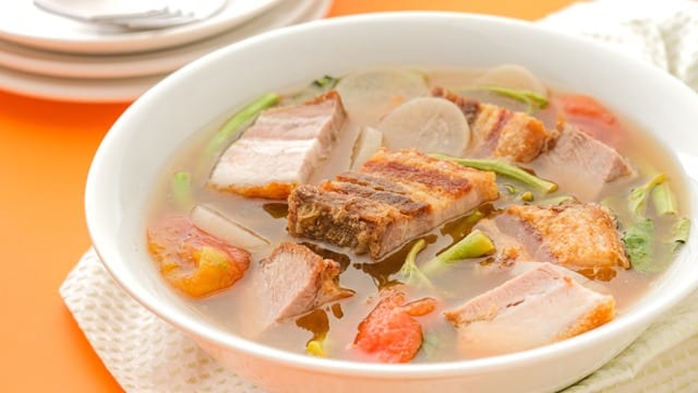 crispy pork sinigang