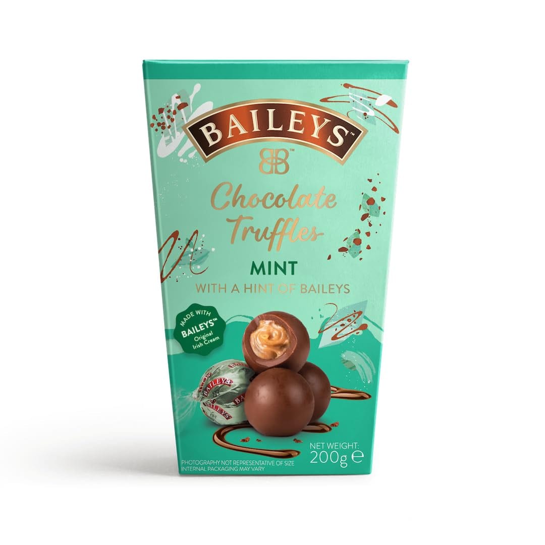 Bailey’s Mint Chocolate Truffles