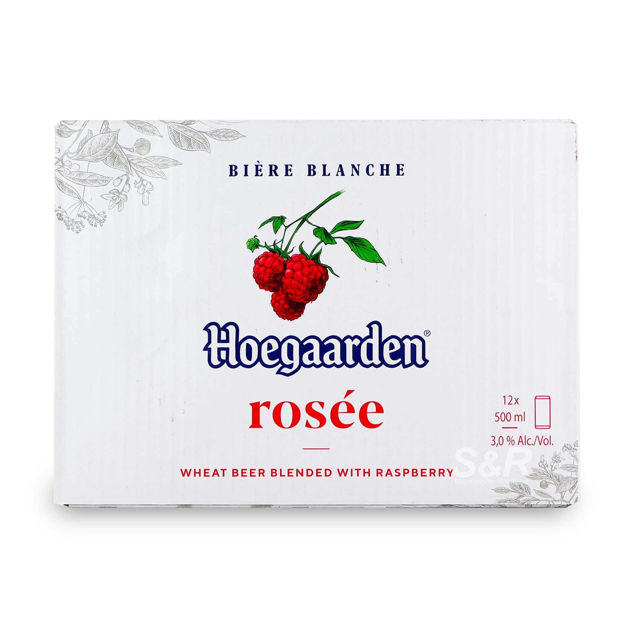Hoegaarden Rosee Wheat Beer Blended with Raspberry