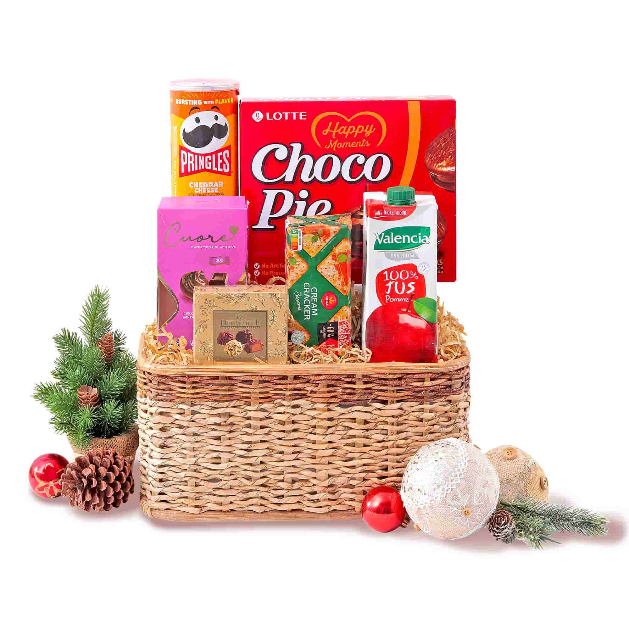 Sweet Surprises Holiday Basket