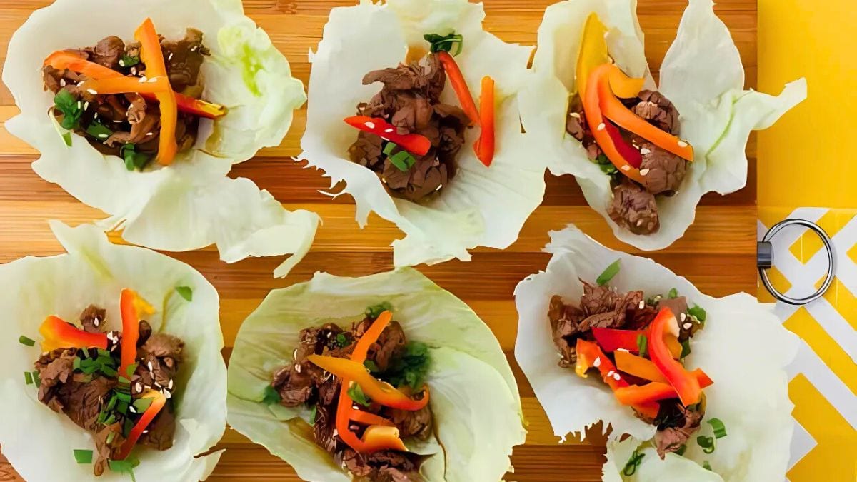 Korean Beef Lettuce Wraps